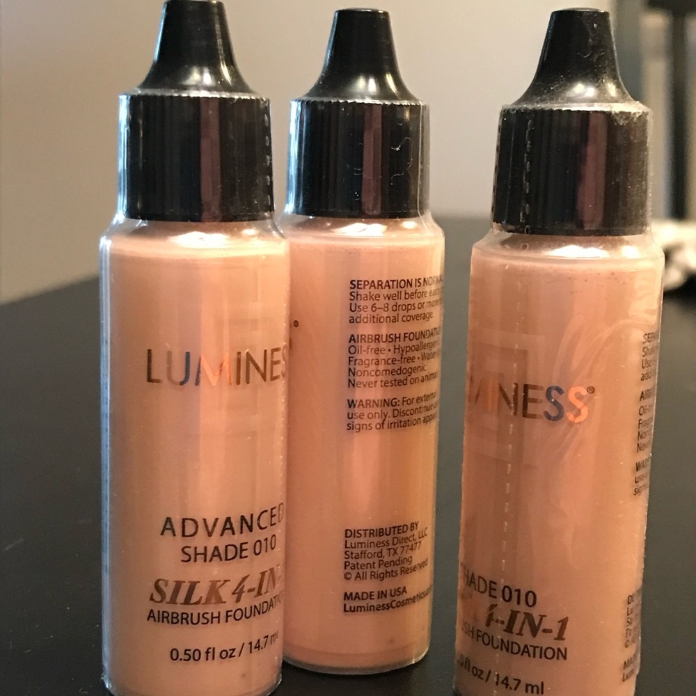 Sealed Luminess Silk 4-IN-1 Airbrush Foundation .50 fl oz. Shade 010